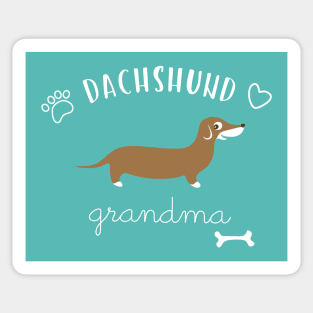 Dachshund Grandma Sticker